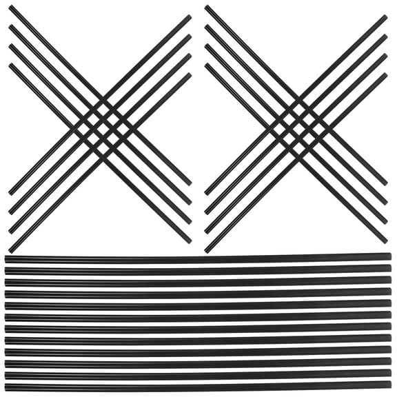 WRITWAA 72Pcs Black Bike Spoke Skin Reflective Covers for Motorcycles and Mountain Bikes Durable Plastic