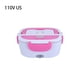 thumbnail image 2 of Bewildely Bento Box eléctrico de acero de 220V, práctico estuche de almacenamiento extraíble, recipiente multifunción para alimentos, calentador, Electrodomésticos Rosado 110 V/EE. UU. Bewildely HA065402-01, 2 of 6