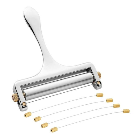 

Cheese Slicer Cooking Tools Home Gadgets Cheese Cutter Curler for Raclette Cheddar with 4 Cutting Wires