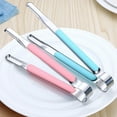 thumbnail image 2 of Cheers Food Tongs Long Handle Multipurpose Stainless Steel BBQ Serrated Tips Food Clips for Kitchen, 2 of 8