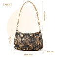thumbnail image 3 of FORMRS Womens Shoulder Bag with Chain Strap Clutch Purse Cute Tote Handbag, Metallic Flower, 3 of 7