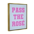 thumbnail image 4 of Stupell Industries Pass the Rose Phrase Inspirational Painting Gold Floater Framed Canvas Art Print Wall Art, 25 x 31, 4 of 10