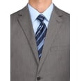 thumbnail image 3 of Mens Side Vent 2-piece Gray Modern Fit Suit DTI DARYA, 3 of 5