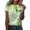 Army Green, variant on QIPOPIQ Women's Short Sleeve Crew Neck Shirts St. Patrick's Day T Shirts Tops Shamrock T Shirt Green Shirt Tunic St Patricks Day Shirts Printed Ladies Round Neck Holiday Shirts Graphic Tees Deals