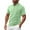 Mint Green, variant on hoksml Men Big And Tall Polo Shirts Solid Color Collared Button Short Sleeve Summer Lightweight Breathable T Shirt Turndown Collar Blouse Sporty Top