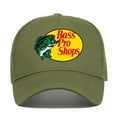 thumbnail image 4 of Bassproshops Casquette de Baseball en Coton Imprimé Protection Solaire Pêche d'Été (Noir), 4 of 7