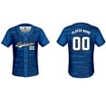 thumbnail image 4 of Camiseta de béisbol personalizada, diseño creativo, camiseta de béisbol, camiseta de entrenamiento para juegos de softbol para adultos y niños, 4 of 4