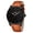 B-BlackBrown, variant on Men’s Quartz Watch with Large Face, Luminous Hands, Hardened Crystal Lens and Leather Strap Waterproof Water for Man | Ideal Gift for Him