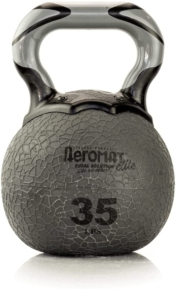AGM Group Elite Kettlebell 35 Lbs. Gray