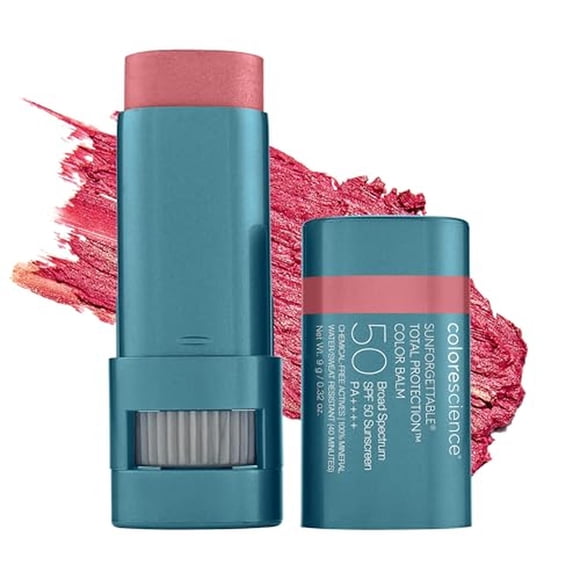 Colorescience. Sunforgettable Total Protection Color Balm SPF 50 /PA++++, UVA/UVB, Bálsamo con color