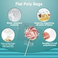 thumbnail image 5 of Clear Low Density Flat Poly Bags, Ultra Thin 0.90 Mil, 5000 Count, 4 x 4 in, 5 of 8