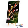 thumbnail image 2 of Cuadros Decorativos Kit de pintura al óleo de nueve peces por números, pintura acrílica DIY sobre lienzo, artes sin marco Likrtyny embutido en tela, 2 of 9