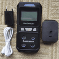 thumbnail image 5 of Andeman Portable Gas Detector, 4 in 1 Multi Gas Monitor Tester Analyzer, H2S,O2,CO and EX Rechargeable LCD Display, 5 of 5