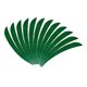 thumbnail image 1 of 12 piezas de plumas de flecha de tiro con arco de 3'', plumas naturales de pavo Verde oscuro, 1 of 8