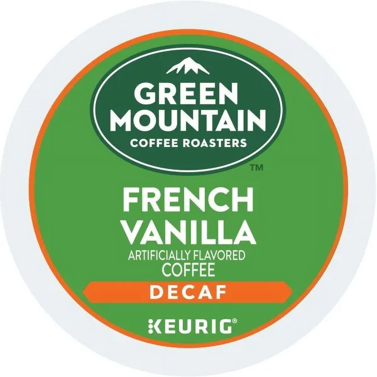 Green Mountain Coffee French Vanilla Decaf, K-Cup Pod, Light Roast, 96ct