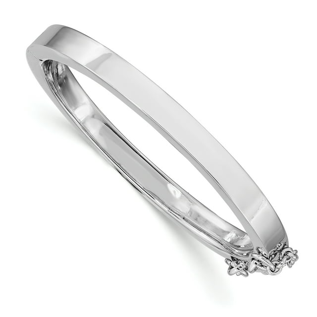 Bracelet pour Enfants en Argent Sterling 925 4mm avec Charnière