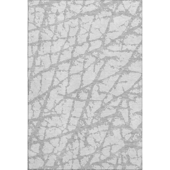 Dalyn Rugs Premium Machine Washable Mayfield AMF972 Silver 9' x 12' Rug