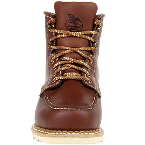 Georgia Boot USA Wedge Moc Toe Work Boot Brown Walmart