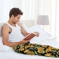 thumbnail image 4 of Uemuo Sunflowers And Bird Pattern Men's Wide Leg Palazzo Lounge Pants with Pockets Light Weight Loose Comfy Casual Pajama Pants-Medium, 4 of 9