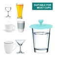 thumbnail image 4 of Silicone Glass Cup Covers,6Pcs Silicone Cup Lids Reusable Anti-Dust Cup Covers Cute Coffee Tea Mug Cover for Drinks, 4 of 10