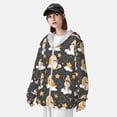 thumbnail image 5 of Haiem Cute Bee Gnome UPF 50+ Fishing Shirts for Men Long Sleeve UV Sun Protection Hoodie Non-Mask Outdoor Hiking Shirts, 5 of 9