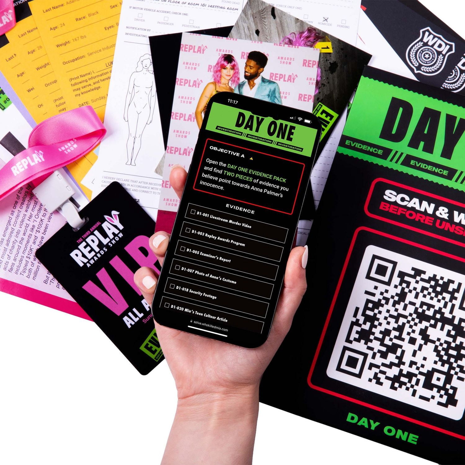 Who Did It Presents: Who Killed Mia - An Immersive and Digital Murder Mystery Game - Smartphone Required