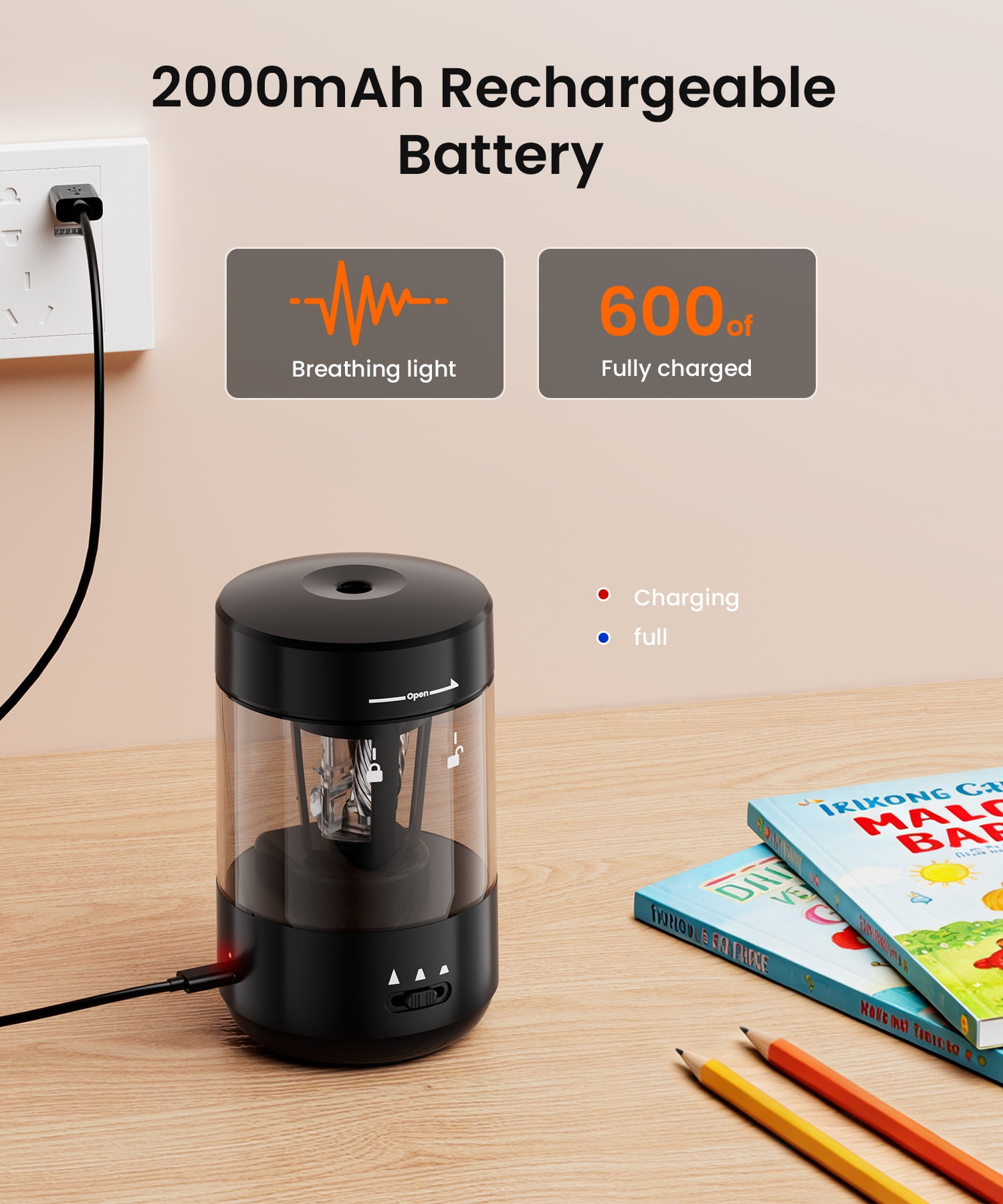 PROLIXITY Fully Automatic Pencil Sharpener