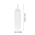 thumbnail image 3 of LXYFH Food Storage Under $5 6 Pack 8 Oz Plastic Bottles Multipurpose Squirt Bottles For Condiments Dressing Reusable Plastic Containers With Lids, 3 of 8
