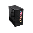 thumbnail image 5 of CORSAIR 3500X RS-R ARGB Mid-Tower PC Case – 3x Pre-Installed RS120-R ARGB Fans – GPU Anti-Sag Arm – Tempered Glass – Fits up to 10x 120mm Fans – Reverse Connection Motherboard Compatible, 5 of 21