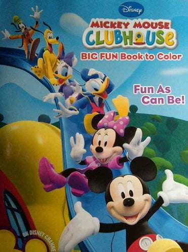 Disney Mickey Mouse Clubhouse Big Fun Book to Colour - ??Divertido como ...