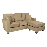 OSP Home Furnishings Russell Sectional Sofa