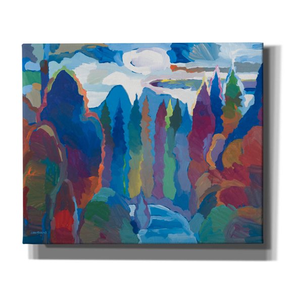 Epic Graffiti 'Stream into Consciousness' by Hooshang Khorasani, Canvas Wall Art, 24"x20"