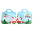 thumbnail image 4 of Christmas Treat Bags, 8.26X7.87" Self Sealing Candy Pouches with Handle, Festive Xmas Goodie Sacks, Holiday Snack Packing Bags, Santa Pattern Gift Pouches with Clear Window, Christmas Decoration, 4 of 7
