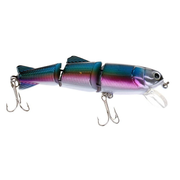 Multi Jointed Segmented Hard Baits Swimbaits Suitable for Aifferent Kinds  of Fishes Blue