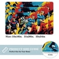 thumbnail image 2 of Football Area Rugs: Polyester Non-Slip Kitchen Mat Office Rug - Machine Washable, 2 of 6