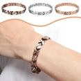 thumbnail image 4 of Pekkaxy Women's Pure Copper Magnetic Bracelet For Healing Cuff Carpal Bangle, 4 of 7