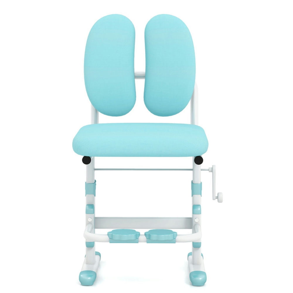 GVN Ergonomic Height-adjustable Kids Study Chair with Double Back Support-Blue, Bedroom Chair for Kids GVN Ergonomic Height-adjustable Kids Study Chair with Double Back Support-Blue, Bedroom Chair for Kids