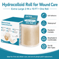 thumbnail image 6 of Hydrocolloid Roll for Wound Care-Extra Large Cuttable Self Adhesive Waterproof Wound Care Tape for First Aid, Blister Healing, Acne & Pimple Patches Replacement Healthcare acne pimple patch bandaids, 6 of 7