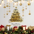 thumbnail image 1 of Fiudx Ofertas relámpago Decoración navideña Papá Noel Muñeco de nieve Decoración de fiesta Pegatinas de cristal de nieve, 1 of 6