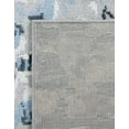 thumbnail image 5 of Unique Loom Kamala Washable Collection Area Rug - Free Spirit (2' x 6' 1" Runner Gray Navy Green/Ivory), 5 of 9