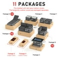 thumbnail image 5 of RADIATA 13-Piece wicker outdoor sectional with fire pit, patio furniture set with fire pit table, high back patio furniture set, large outdoor sectional, modern patio furniture set,Gray/Rust red, 5 of 9