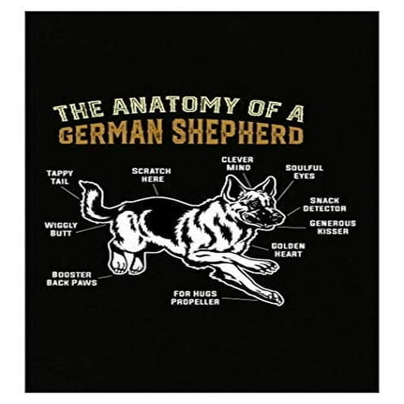 Funny German Shepherd Poster - Wall Decor for Dog Lovers Gift