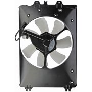 Angle View: Dorman 621-365 A/C Condenser Fan Assembly for Specific Honda Models
