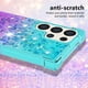 thumbnail image 3 of Funda para Samsung Galaxy S24 Ultra 5G Transparente con Brillos Carcasa Protectora Antigolpes con Glitter Brillante, 3 of 5