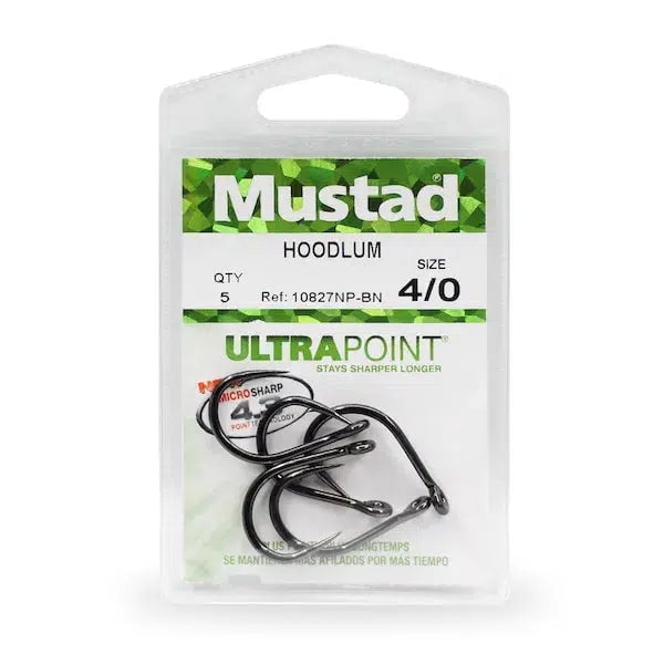 Mustad 4X Strong Hoodlum Hook 4,0, 25 Pack Hooks