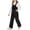 Black, variant on Boys and Girls Insulated Ski Bib Overalls, Adjustable Strap Windproof Snow Pants with Pockets for Winter Sports, Black, 4 Years
