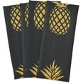 thumbnail image 2 of Dreamtimes Pineapple on Black Kitchen Towels, 18 x 28 Inch Super Soft and Absorbent Dish Cloths for Washing Dishes, 4 PCS Reusable Multi-Purpose Microfiber Hand Towels for Kitchen, 2 of 7