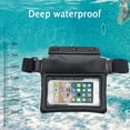 thumbnail image 4 of Waterproof Swimming Bag Ski Drift Diving Shoulder Waist Pack Bag Underwater Mobile Phone Bags Case Cover for Beach Boat Sports (Style B), 4 of 7