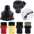 thumbnail image 1 of CHAO 6 cepillos redondos para limpiador a vapor Kärcher SC1 SC2 SC3 SC4 SC5 SC7 CTK10, cepillo de limpieza a vapor, 2 boquillas redondas grandes + 4 boquillas redondas pequeñas, 1 of 5