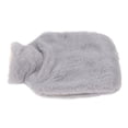 thumbnail image 1 of Botella De Agua Caliente Con Cubierta De Felpa Suave Hombres Mujeres Bolsa De Agua Caliente De PVC Portátil Calentador De Manos Abdomen Gran Regalo Para Mujeres, Personas Mayores Niños 1L(gris), 1 of 5